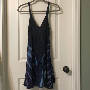 Beachy purple tie dye dress